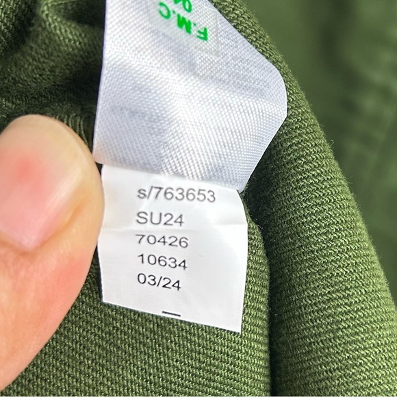 Loft Utility Mini Pocket Shirtdress 8 Green Button-Down Dress Old Money 2024 - Picture 14 of 15